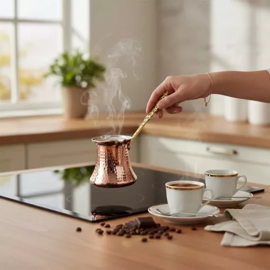 2 Kişilik Bakır Cezve (EFMR-1420-20)