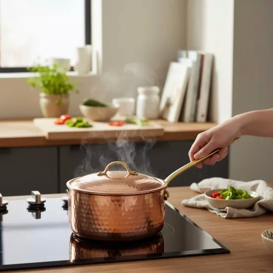 El Dövme Bakır Sos Tenceresi (EFMR-2831-13)