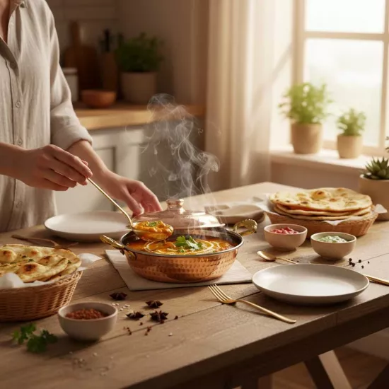 Kapaklı Derin Bakır Tava 4 No (EFMR-2742-1)