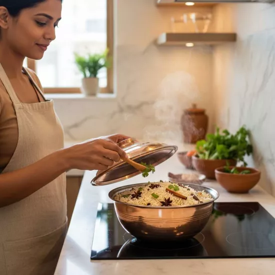 Bakır Helvane Tencere No: 3 (EFMR-2833-13)