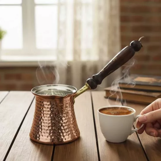 4 Kişilik Bakır Cezve (EFMR-1411-1)