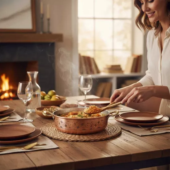 İşlemeli Karnıyarık Tencere No:4 (EFMR-2828-54)
