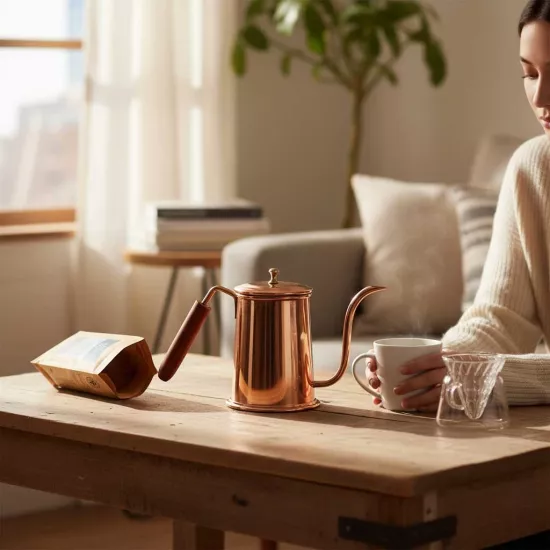 Bakır Kahve Demliği (EFMR-1547-1)