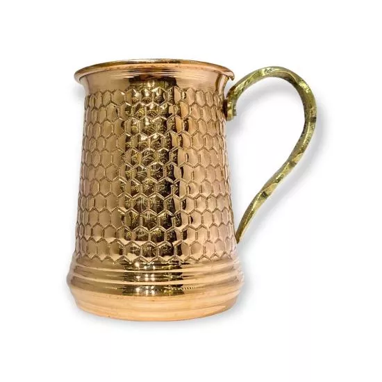 Markasi Bal Peteği Bakır Kupa Bardak (EFMR-2207-1)