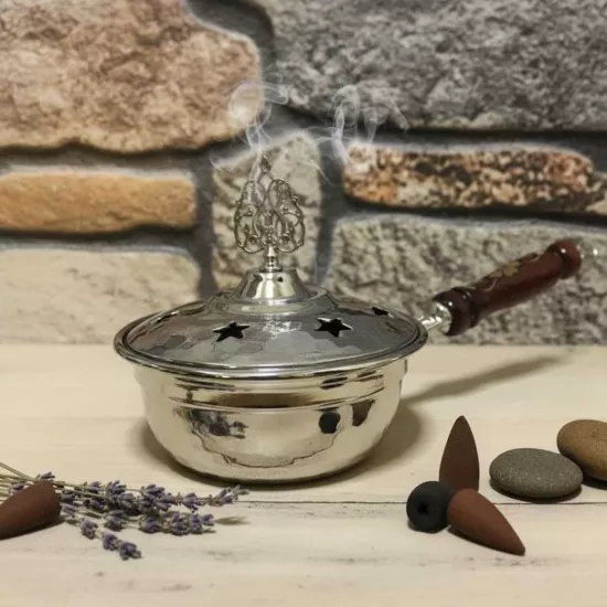 Nikelli Bakır Buhurdanlık ve Tütsülük, Bakır Buhurdanlık (EFMR-1018-2)