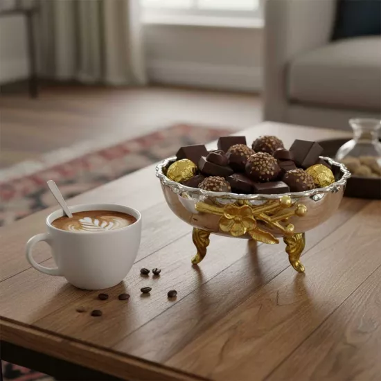 Japon Güllü Fırfırlı Büyük Şekerlik (EFMR-2616-2)