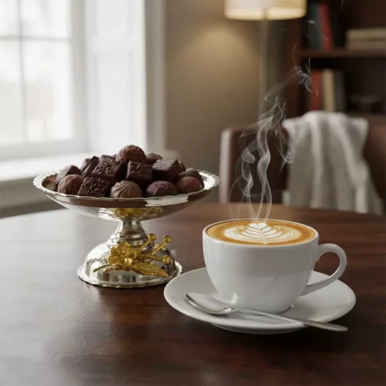 Nikelli Ayaklı Bakır Şekerlik (EFMR-2651-2)