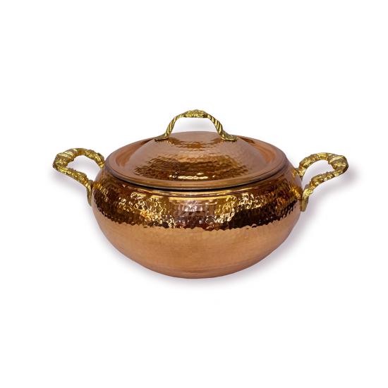 Dövme Bakır Trabzon Güveci 18 cm (EFMR-2821-1)