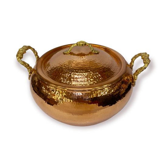 Dövme Bakır Trabzon Güveci 22 cm (EFMR-2822-1)