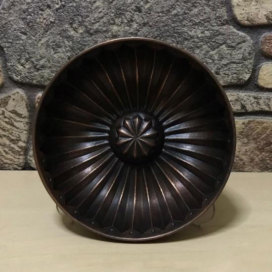 Dilimli Bakır Hamam Tası (EFMR-3509-3)