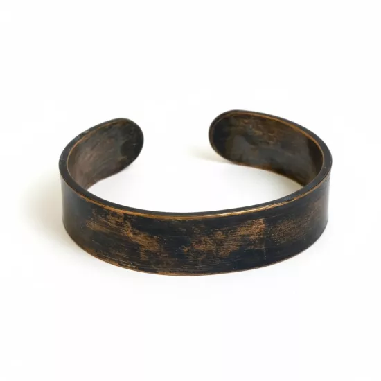 Oksitli Saf  Bakır Kalın Bileklik (EFMR-6052-3)