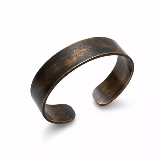 Oksitli Saf  Bakır Kalın Bileklik (EFMR-6052-3)