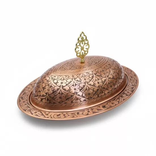 40 cm Ağır İşlemeli Kayık, Skoç  (EFMR-2381-5)