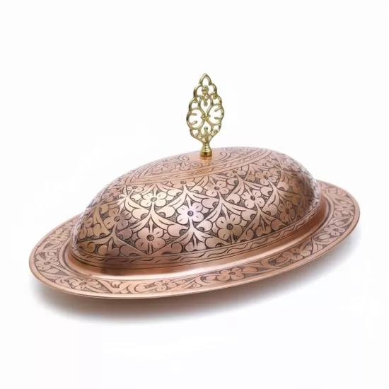 35 cm Ağır İşlemeli Kayık, Skoç  (EFMR-2380-5)