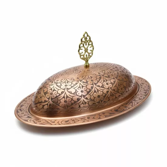 35 cm Ağır İşlemeli Kayık, Skoç  (EFMR-2380-5)