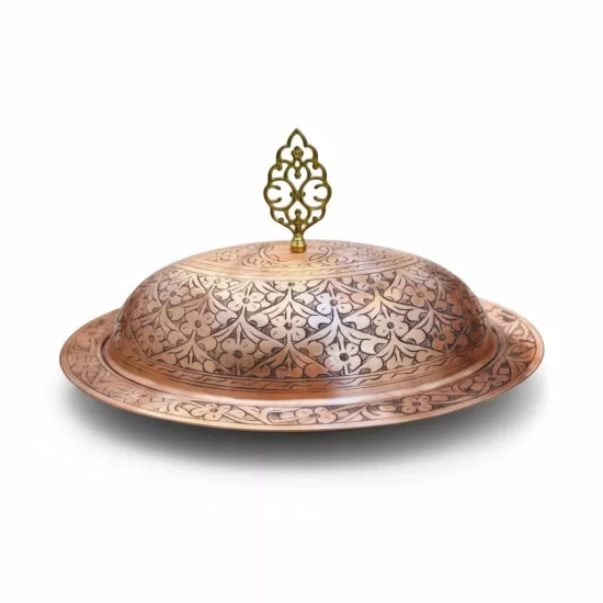 40 cm Ağır İşlemeli Kayık, Skoç  (EFMR-2381-5)