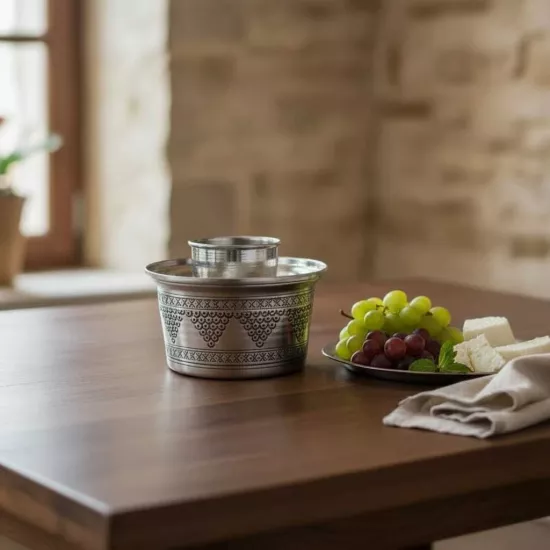 Salkım Desenli Bakır Ehli Keyif (EFMR-1703-4)