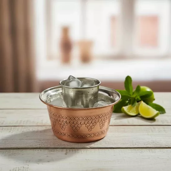 Salkım Desenli Bakır Ehli Keyif (EFMR-1703-5)