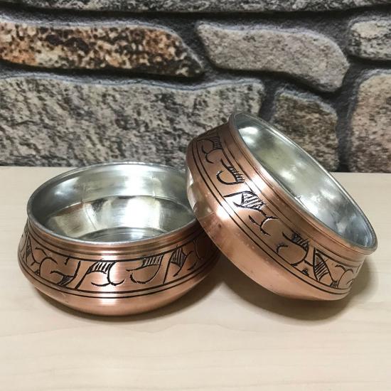 İşlemeli Bakır Çerezlik Skoç Eskitme  (EFMR-2010-5)