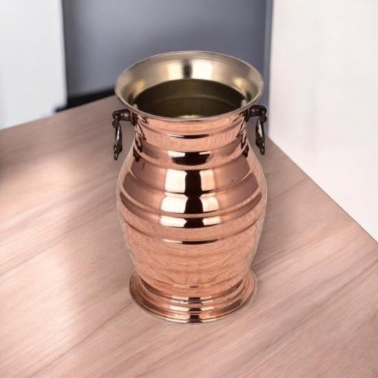 Sümbüllü Bakır Vazo   (EFMR-3018-1)