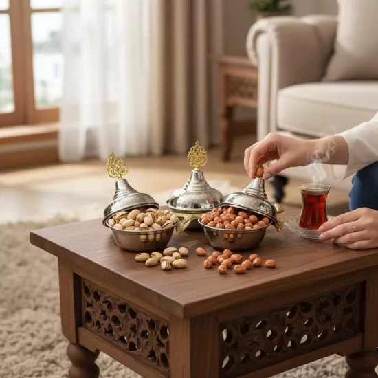 3’lü Nikelli Zeytin Dalı Çerezlik (EFMR-2010-2)